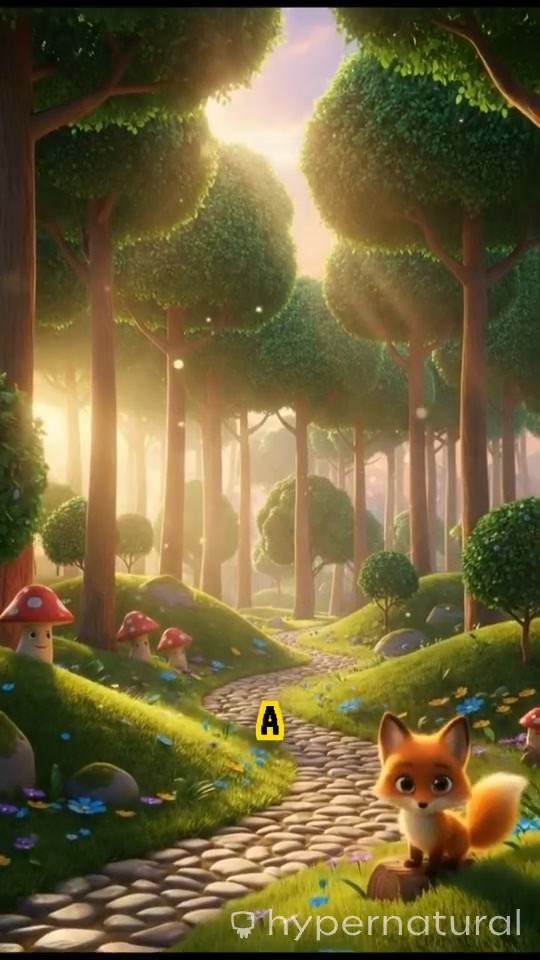 Adventures of the Cute Baby Rabbit in the Enchanted Forest