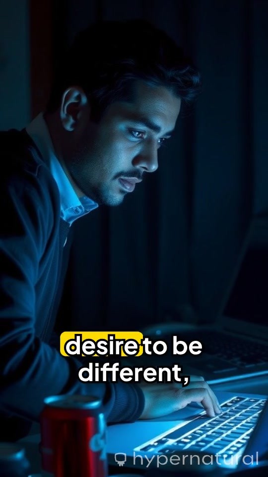 Gaining Dark Motivation & Confidence: Be Different