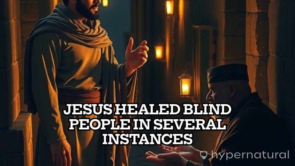 Miraculous Sight: Jesus' Healing Touch