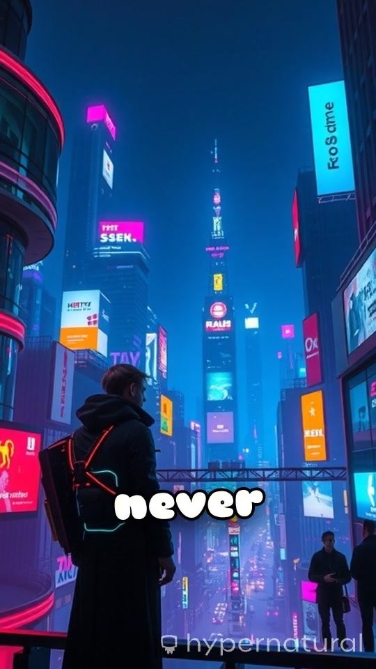 Neon Reach: Where Light Meets Shadow