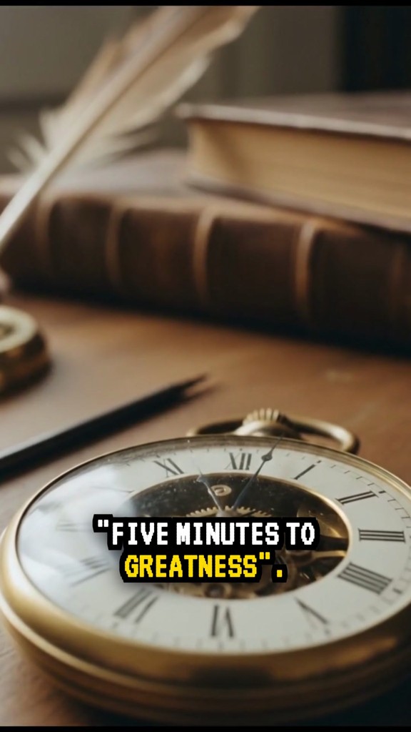 Five Minutes to Greatness