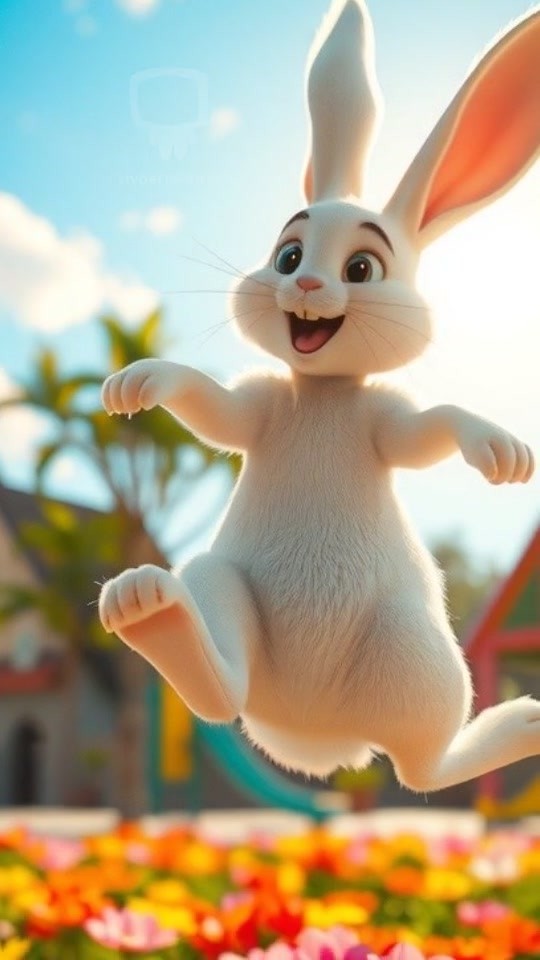 Join the Hopping Fun: Count the Playful Friends!