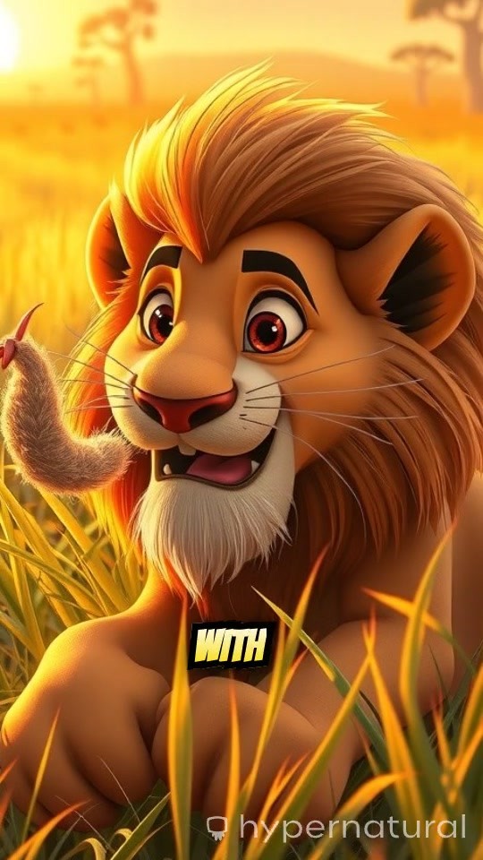 Leo the Crowned Lion Cub's Adventure