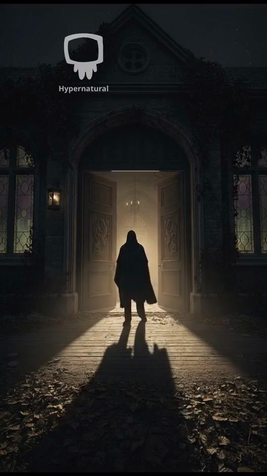 Creeping Shadows: A Haunting Entrance