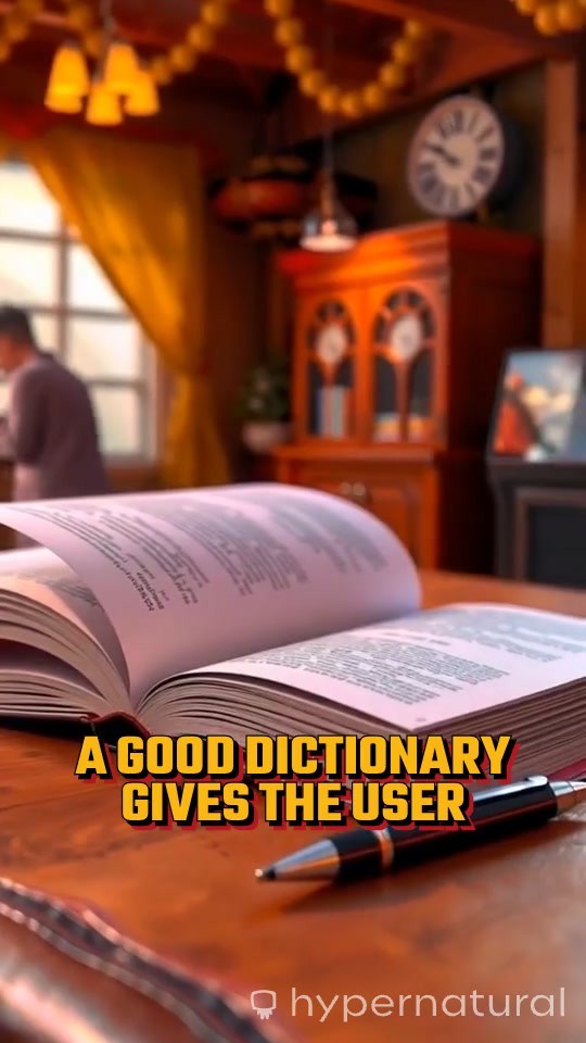 How to Use a Dictionary Effectively