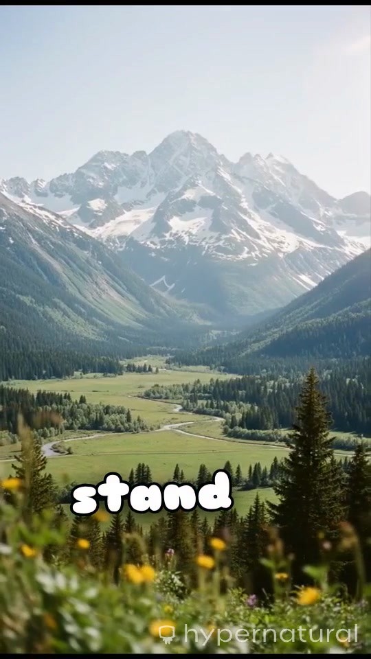 Camera Moving Back into the Mountains