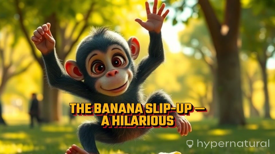 The Banana Slip-Up: A Bouncy Bunny's Clever Comeback!