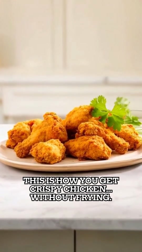 Crispy Oven Chicken with Onion Crunch