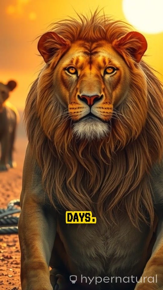 The Lion's Fury and the Hyena's Jokes: A Wild Chase!