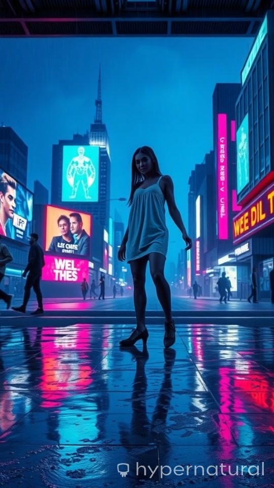 Neon Rhythm: A Hyper-Realistic Dance Experience