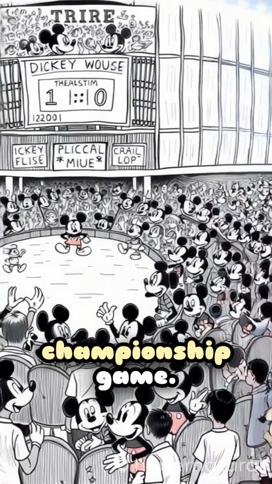 Mickey's Winning Goal in the Final Moments