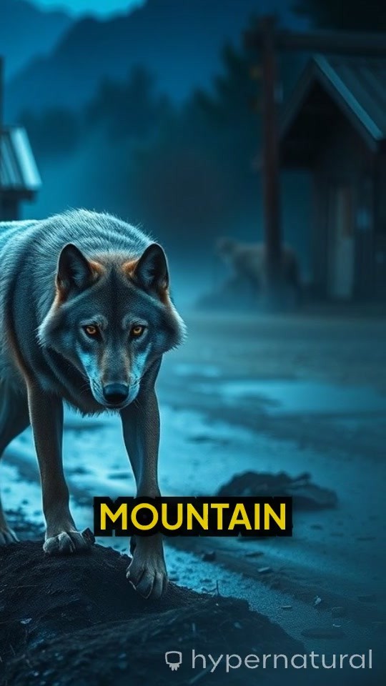 Dawn of Danger: A Wolf's Assault on the Farm