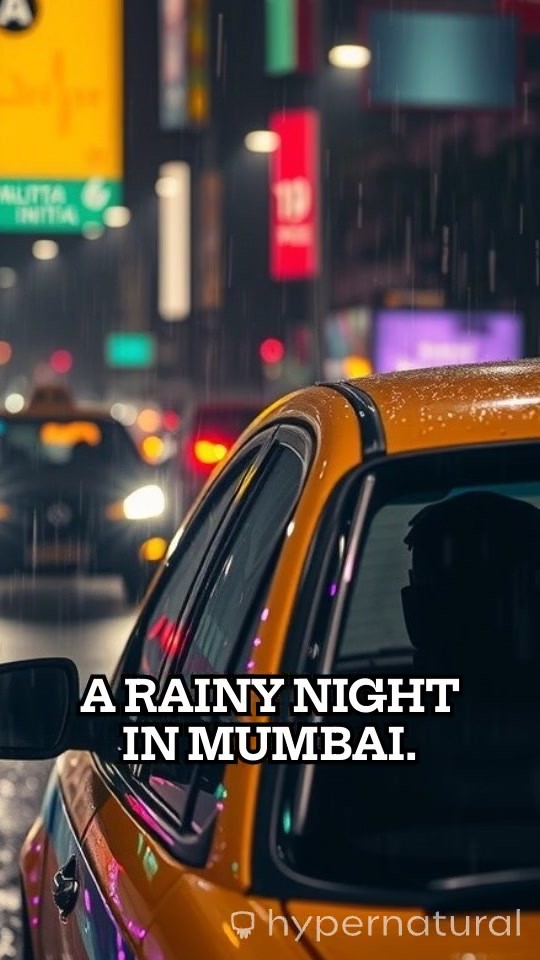 Bollywood Dreams: Rainy Nights in Mumbai