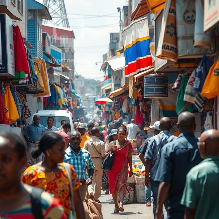 Amaka at the Bustling Nigerian Market