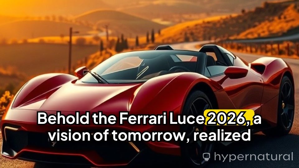 Ferrari Luce 2026 — The Future is Here!