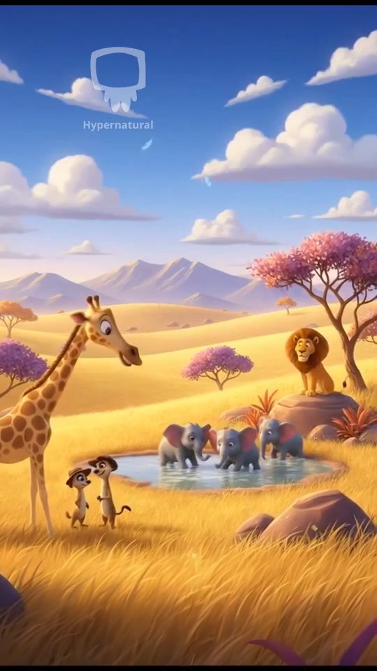 Leo the Lazy Lion's Wake-Up Call