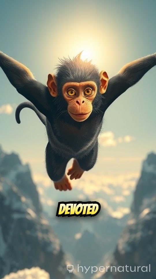 हनुमान जी का उड़ना और श्री राम के पांव पर लैंड करना