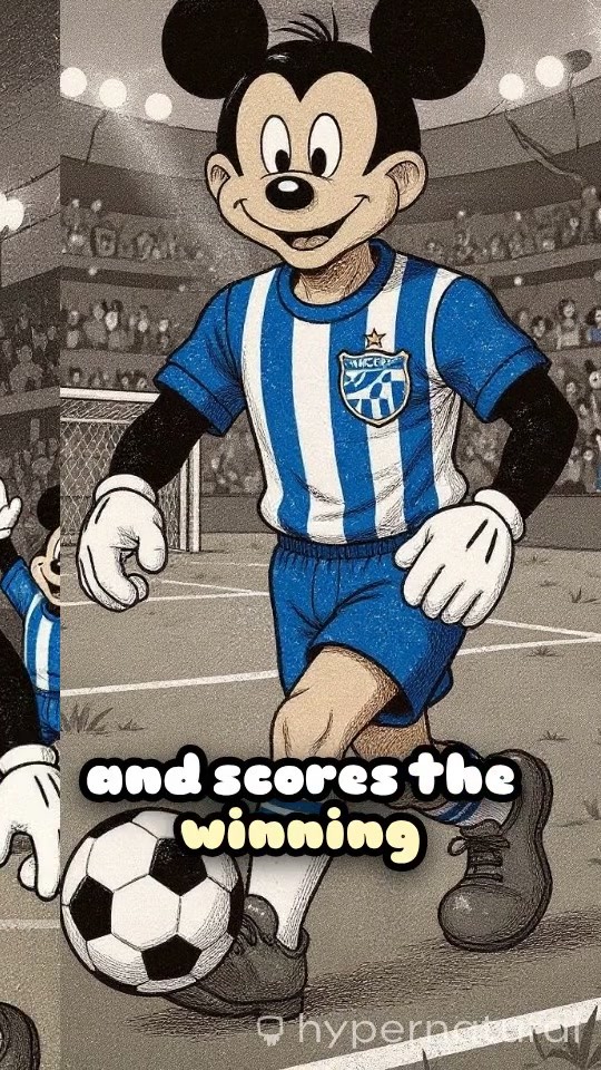 Victory on the Field: Mickey's Moment