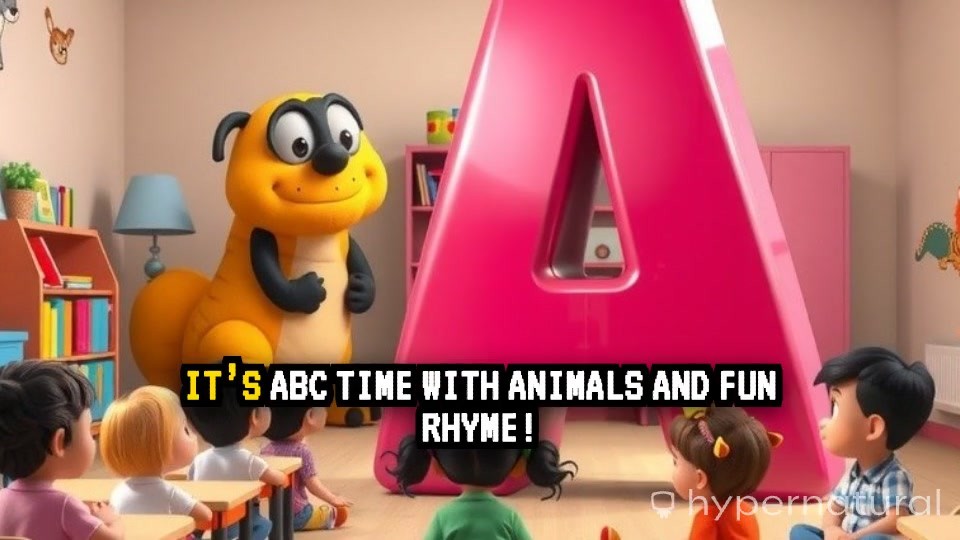 ABC Animals: Fun Rhyme from A to Z!