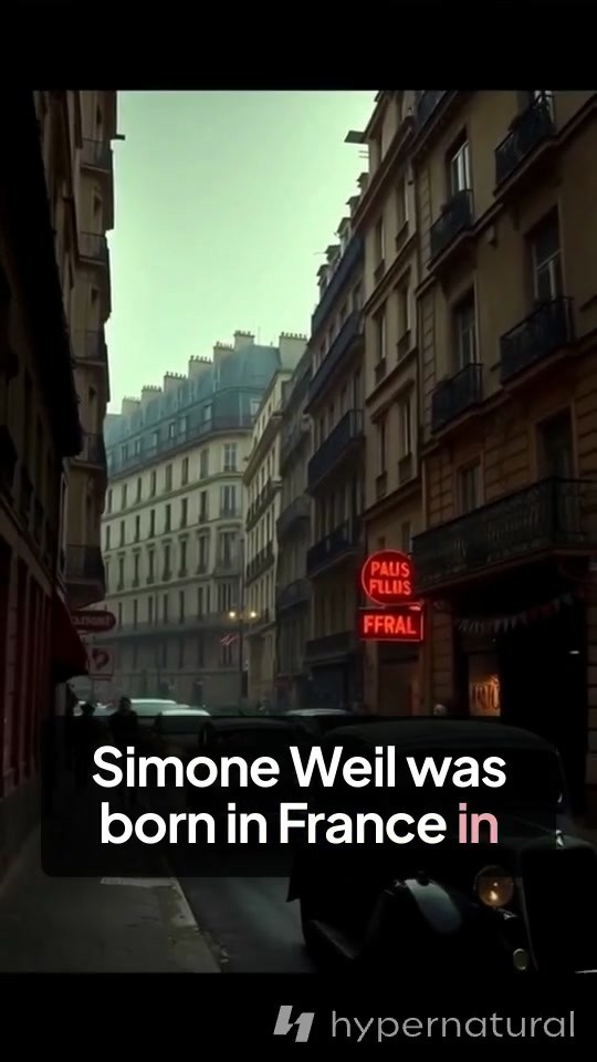Simone Weil: A Life of Compassion and Sacrifice