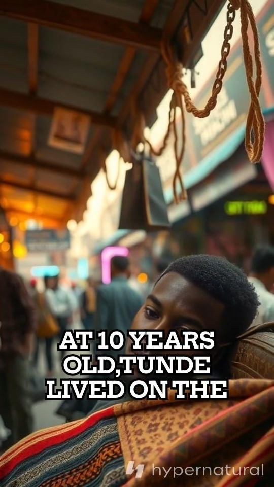 From the Streets to Success: Tunde's Journey