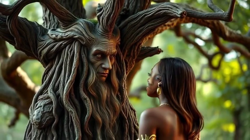 The Grumpy Tree and the Little Girl