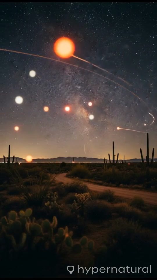 Journey Through the Desert Night