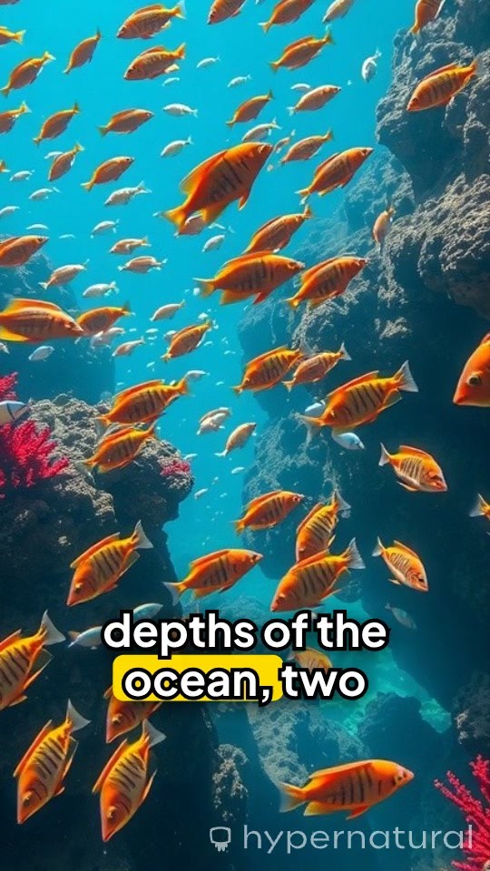 Two Amazing Cats Swimming in the Ocean with Their Family