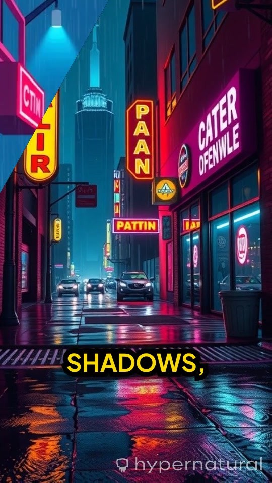 Neon Shadows: A Bladerunner Noir