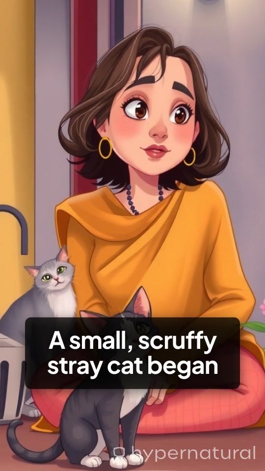 The Old Lady and the Stray Cat