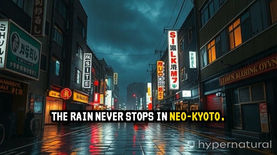 Neon Shadows: A Bladerunner Noir