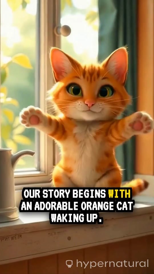 Adorable Cat's Market Adventure: A Fishy Treat!