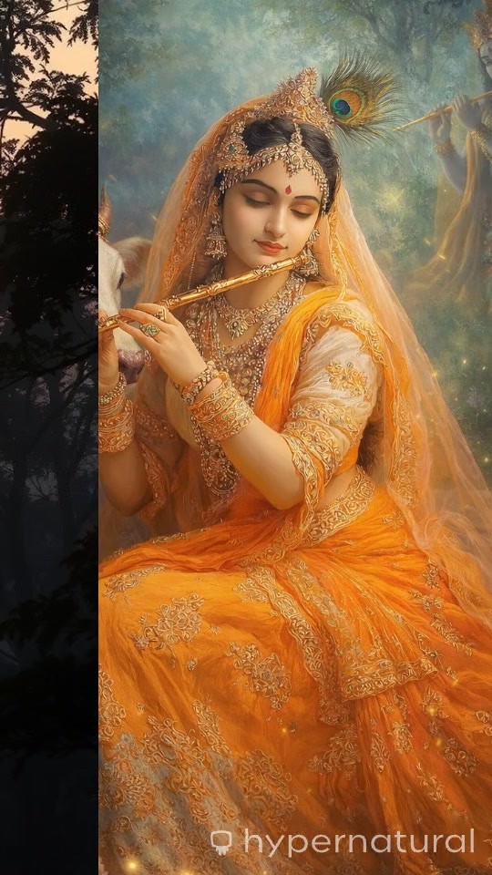 Eternal Love in Vrindavan: A Divine Ballet of Radha and Krishna