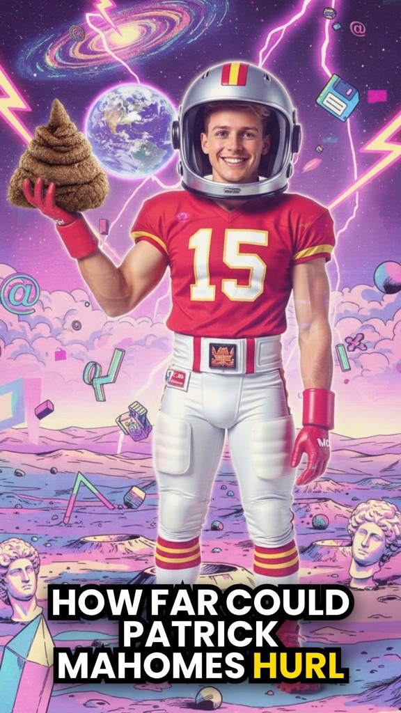 How Far Can Mahomes Toss Elephant Dung on the Moon?