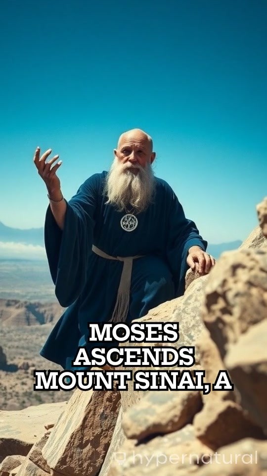 Moses and the Ten Commandments: A Divine Encounter