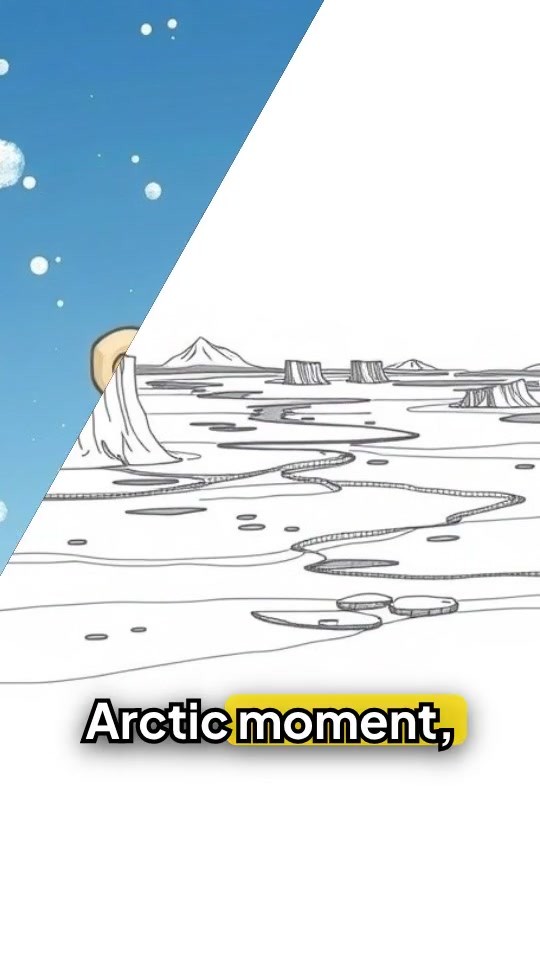 Survival in the Arctic: A Polar Bear and a Whale's Encounter