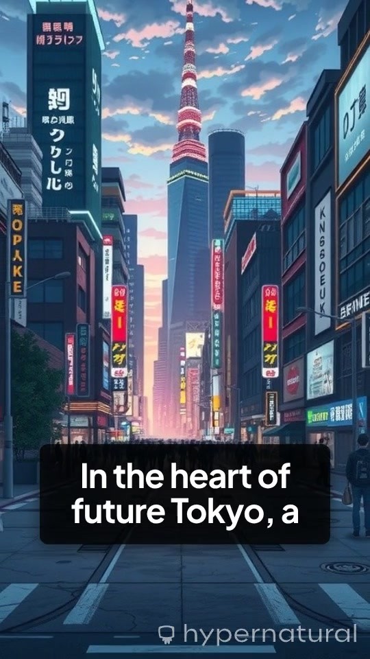 Revolutionary Cyberpunk Street Art in Future Tokyo