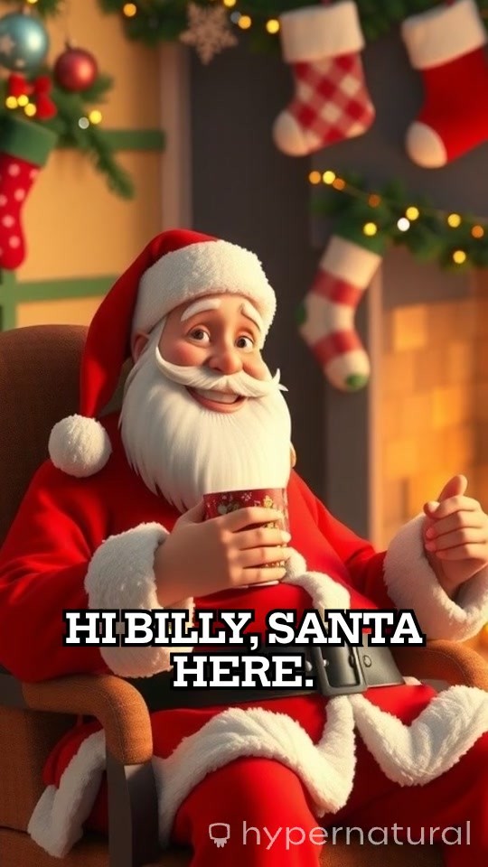 Santa's Special Message to Billy!