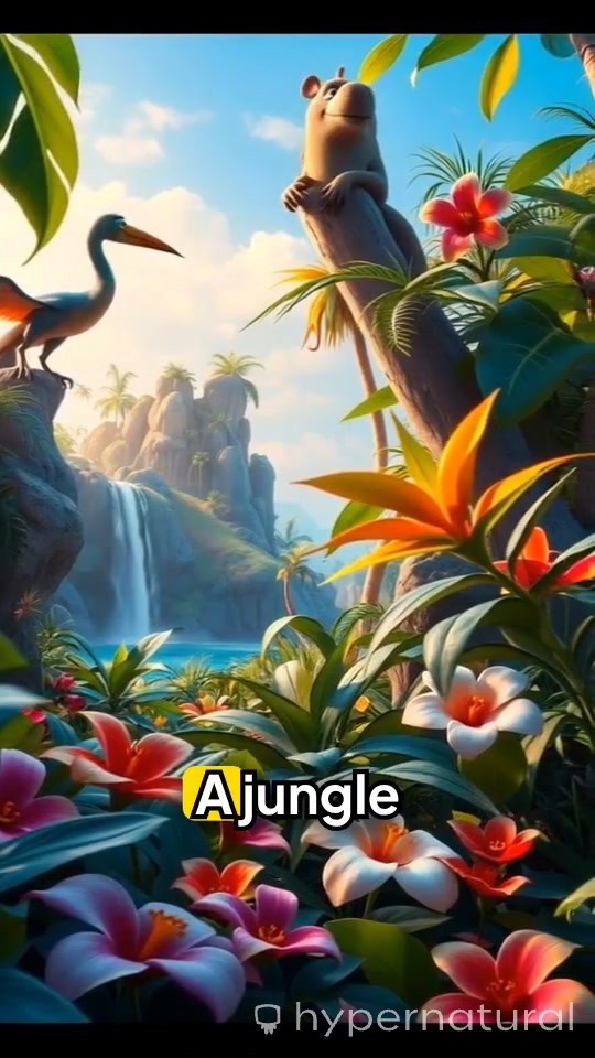 Carton in Jungle Adventure