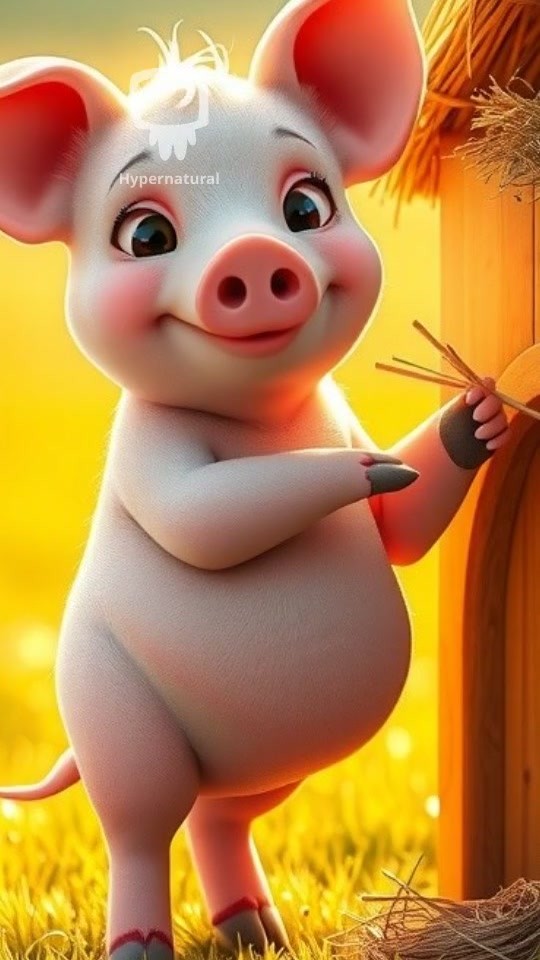 The Three Piglets' Farm Adventure