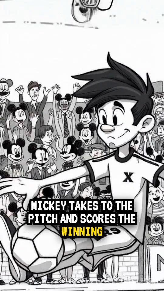 Mickey's Winning Goal in the Final Moments