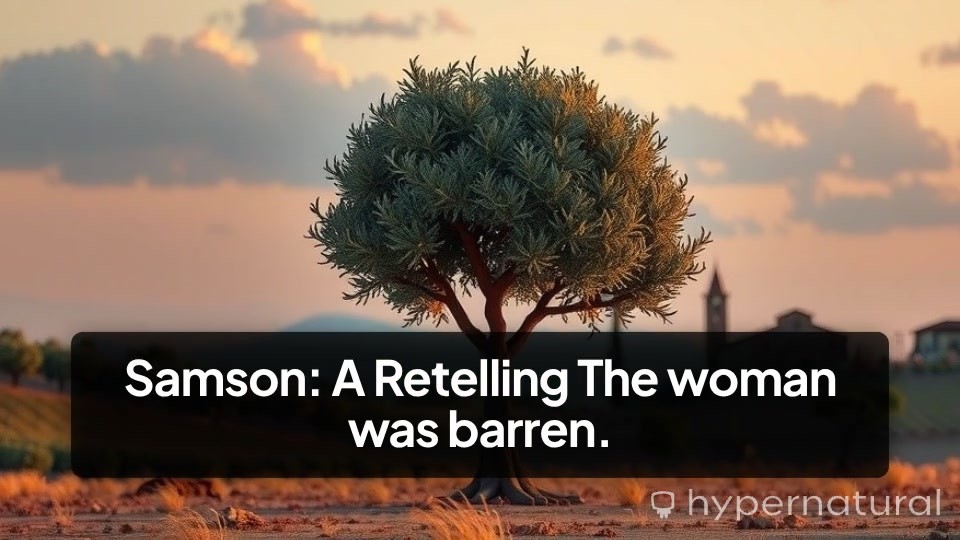 Samson: A Divine Promise and a Nazirite's Burden