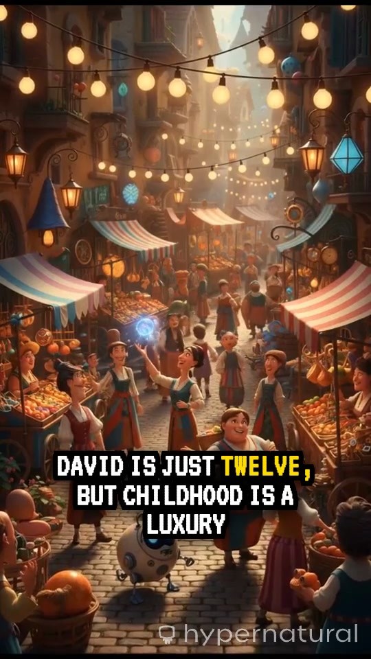 The Weight of Survival: A Boy's Struggle