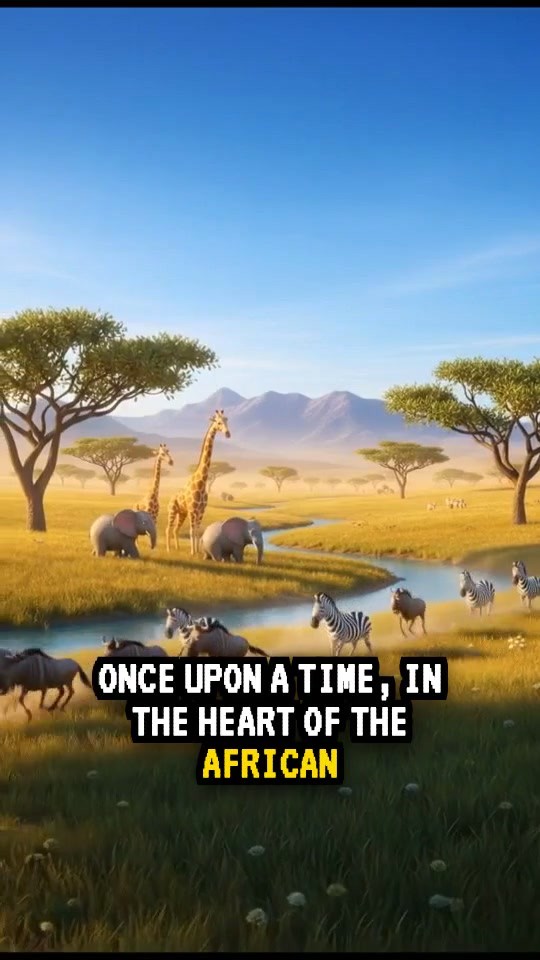 A Giraffe and a Hippo's Adventure in the Wheat Field