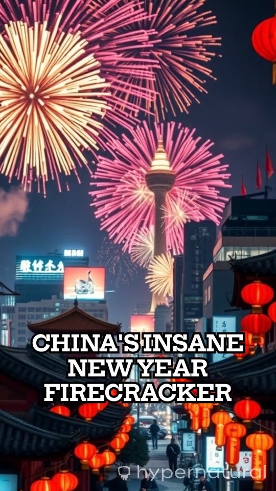 Unleash the New Year Madness: China’s Epic Firecracker Ritual! 🎇🇨🇳