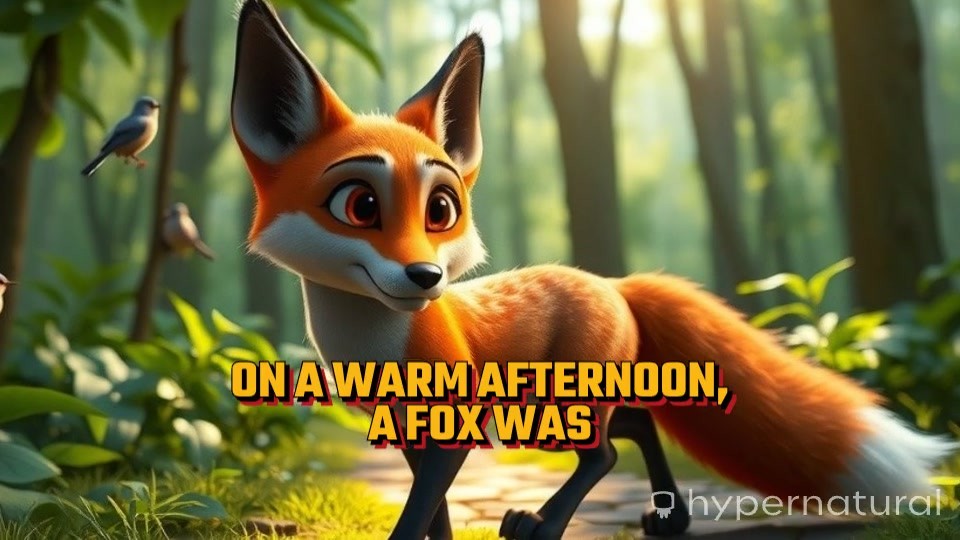 The Fox and the Grapes - A Kid's Story