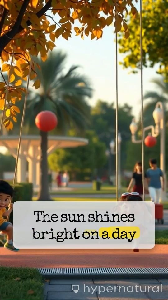 Kids Playing and Laughing on the Slides