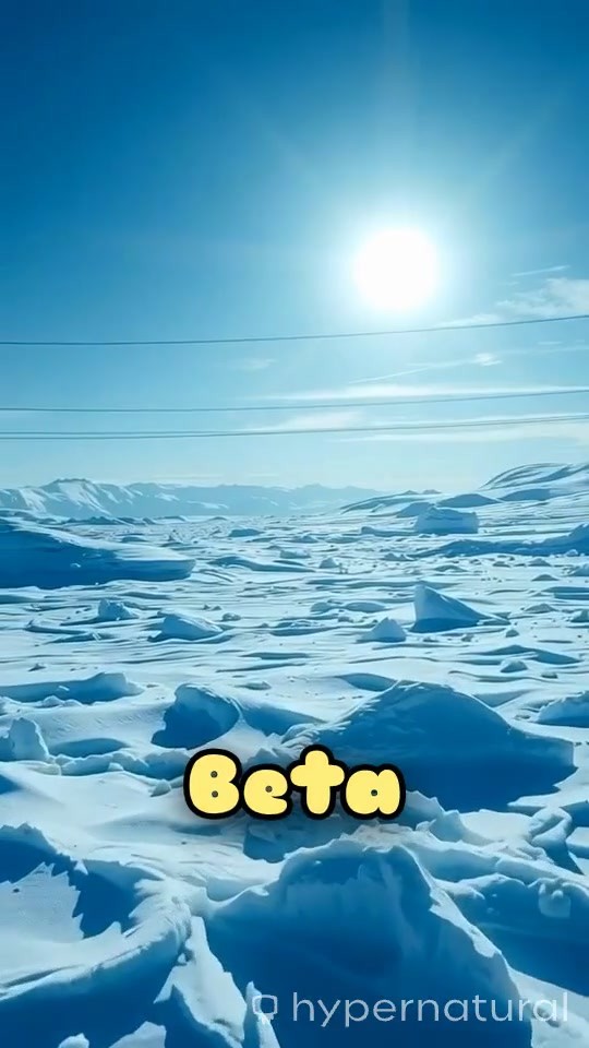 Eruption of Colors: A Mega-Excavator's Fractured Encounter on an Ice Planet