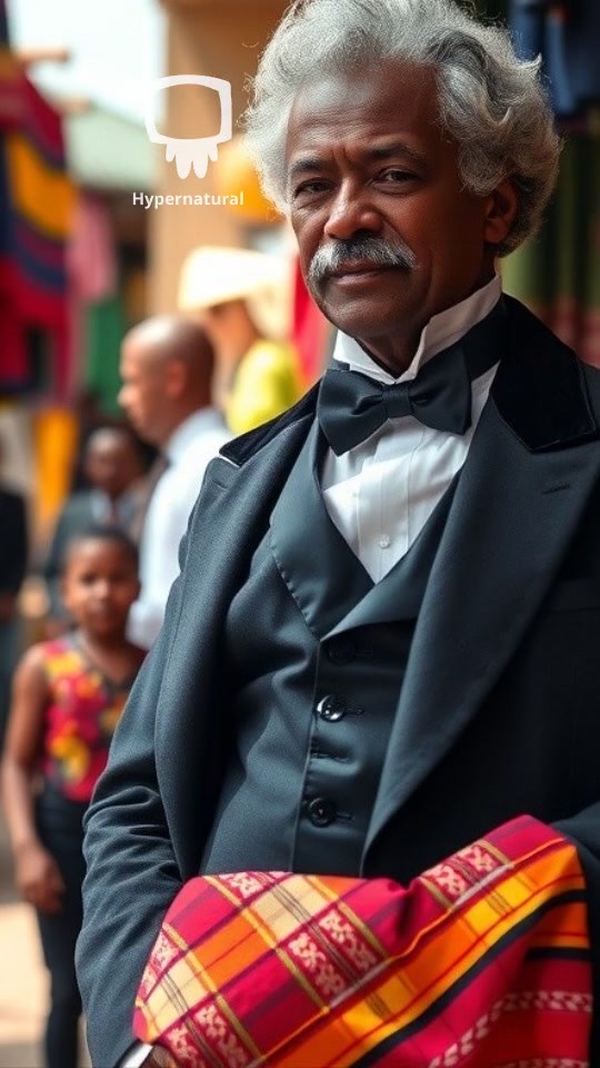 A Ghanaian Man Teaching the Bible