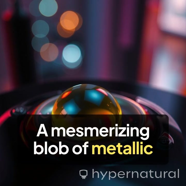 Liquid Silver: A Hypnotic Dance of Mercury and Light